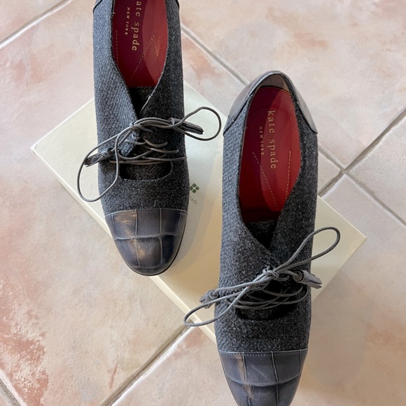 Kate Spade-Hudson Dk Grey/Tweed - Picture 2 of 5